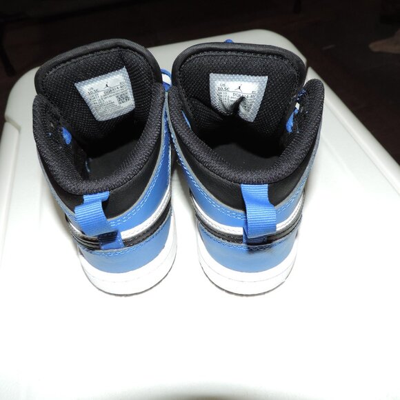 Nike Air Jordan 1 mid in game royal DQ8424-402  child size 10.5 - Picture 3 of 4